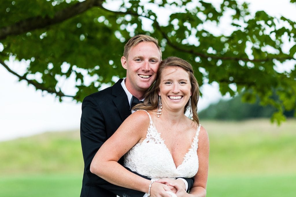 Wedding portraits of a bride & groom