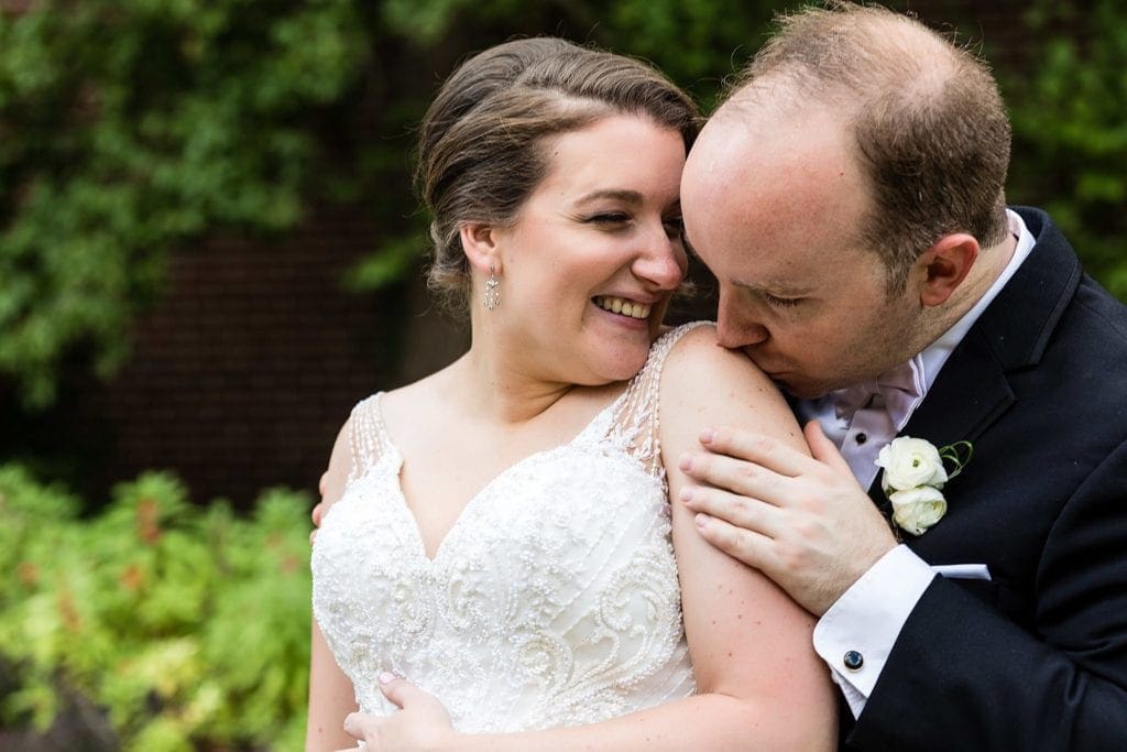 romantic wedding portrait, old city philadelphia, outdoor wedding pictures