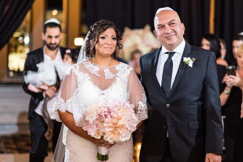 bride, father of the bride, walking down the aisle