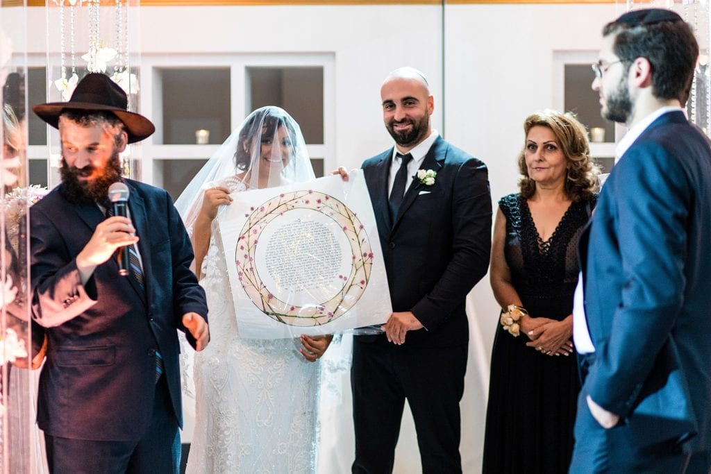 Ketubah, jewish wedding ceremony