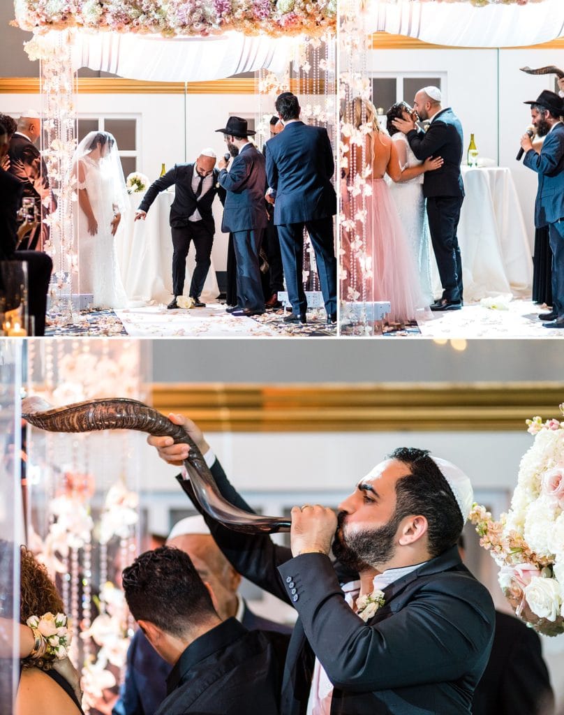 breaking the glass, trumpet, jewish wedding, cultural wedding