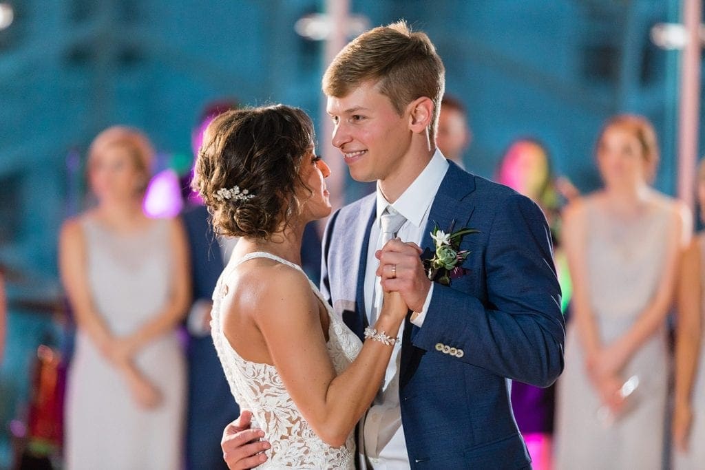 First dance at a Kimmel Center wedding reception