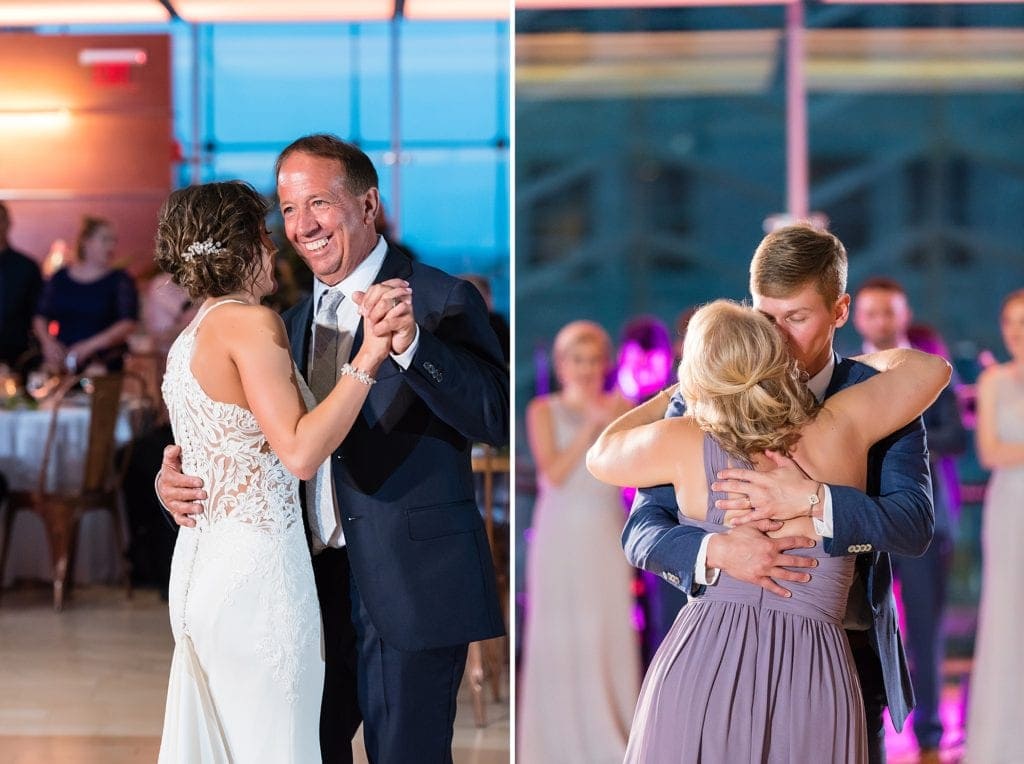 Parent dances at a Kimmel Center wedding reception