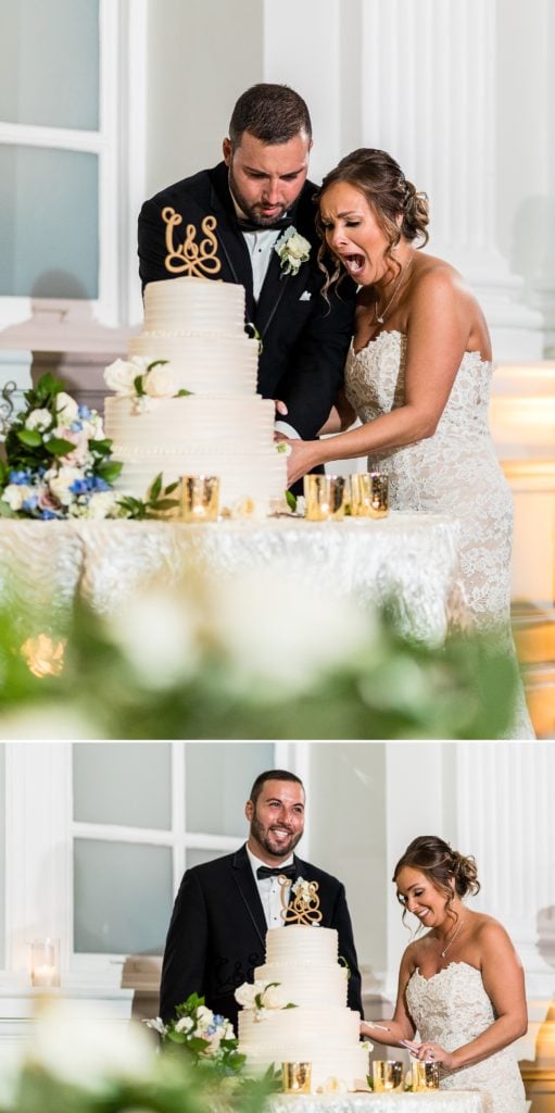 cake cutting, cutting the cake, wedding reception