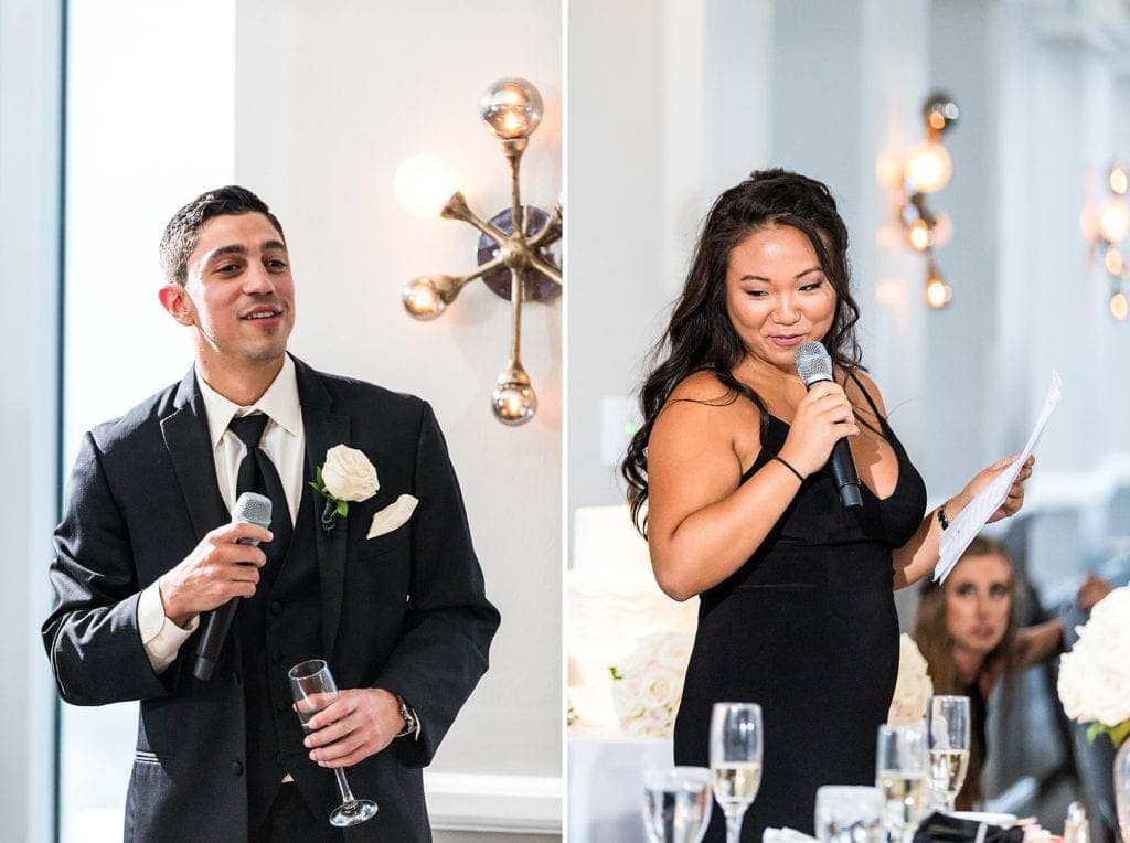 toasts, best man, maid of honor, speeches, wedding reception