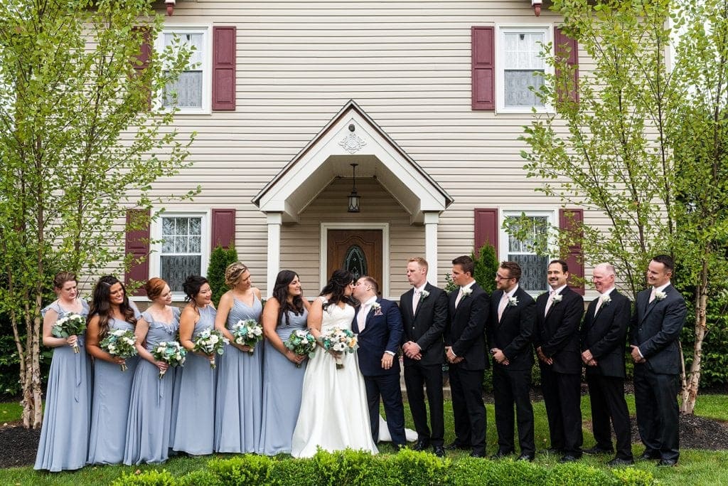 bridal party portrait, outdoor bridal party pictures,