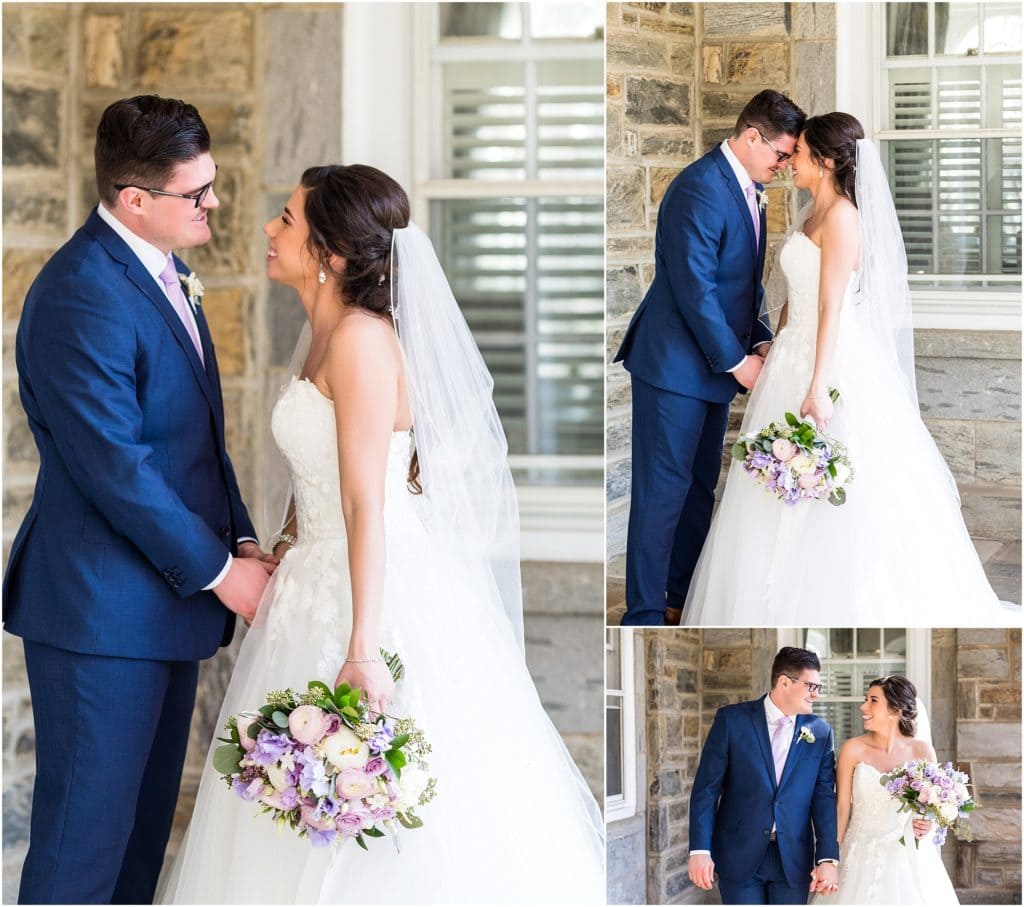 Bride and Groom spending some alone time together after wedding ceremony | Ashley Gerrity Photography www.ashleygerrityphotography.com