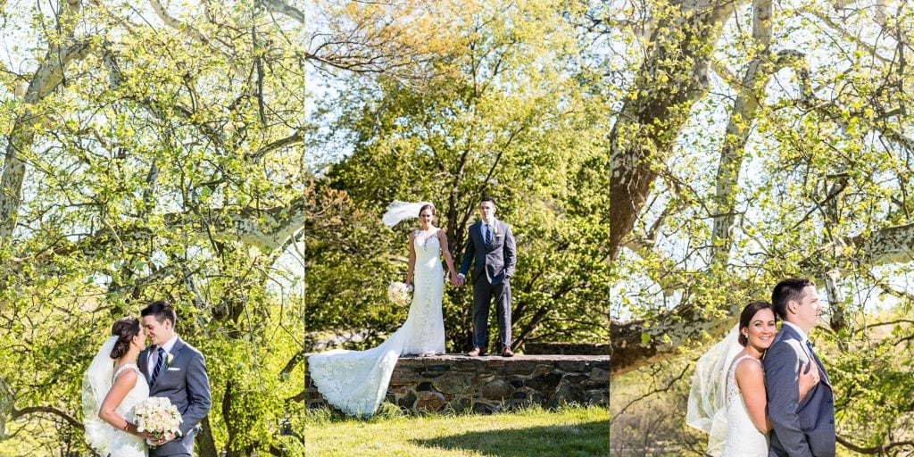 Portraits of bride and groom at Brandywine Battlefield | Ashley Gerrity Photography www.ashleygerrityphotography.com