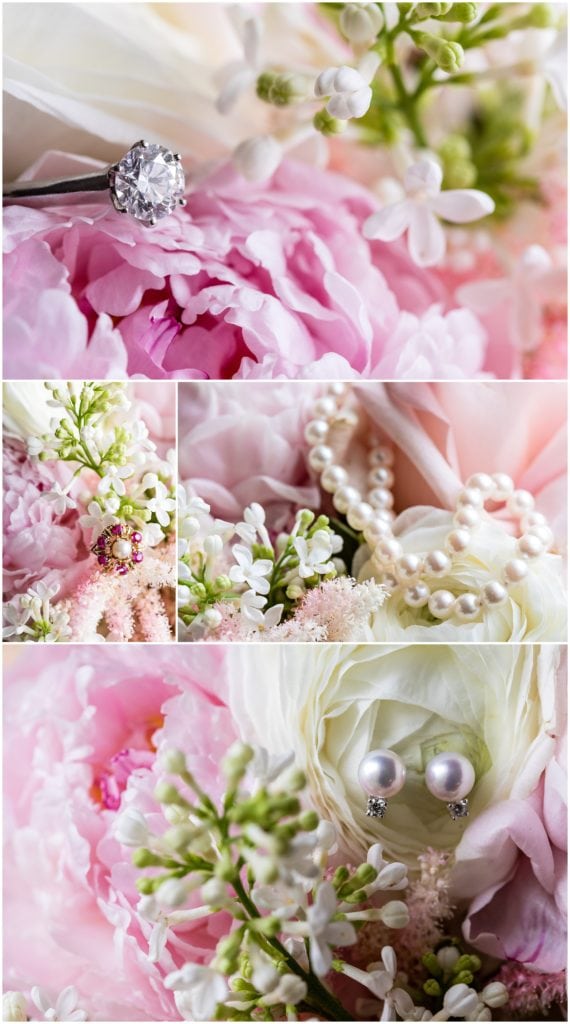 Rings by Tiffany and Co in Bouquet by Mark Bryan Floral Designs | Ashley Gerrity Photography www.ashleygerrityphotography.com