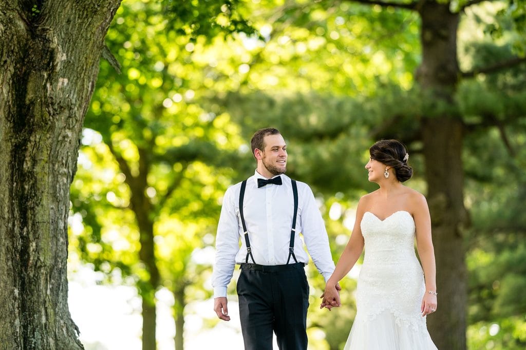 Bride and groom taking a moment to enjoy each others company at Gerren Valley Country club Wedding | Ashley Gerrity Photography www.ashleygerrityphotography.com