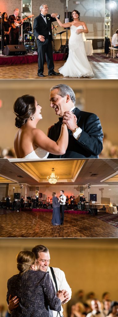Father daughter mother son dances at Green Valley Country Club Wedding | Ashley Gerrity Photography www.ashleygerrityphotography.com