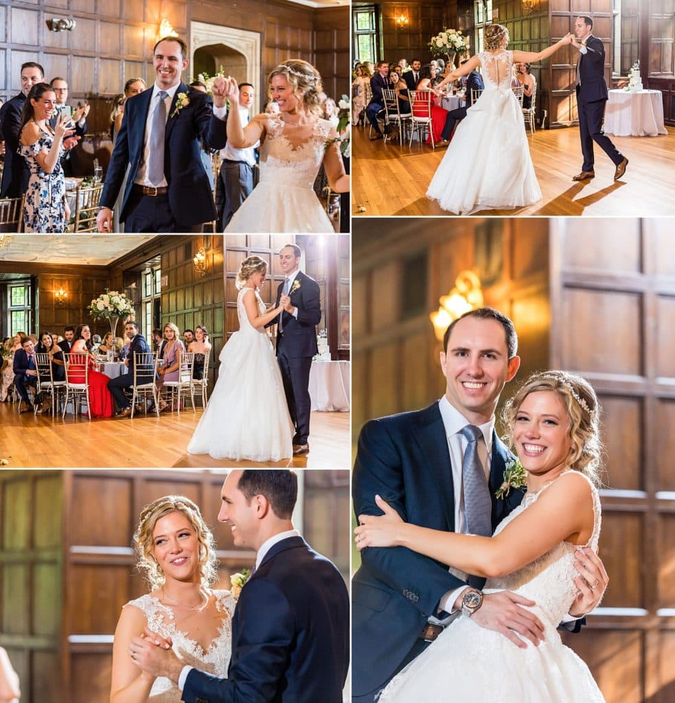 First dance between bride and groom at Parque Ridley Creek Wedding | Ashley Gerrity Photography www.ashleygerrityphotography.com
