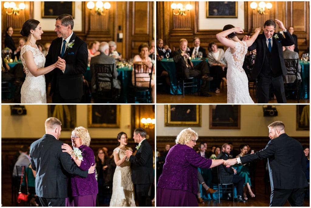 Father daughter dance, mother son dance at College of Physicians