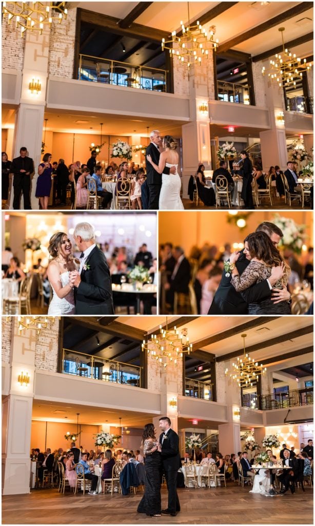 Parent dances between mother of the groom and father of the bride at The Lucy by Cescaphe