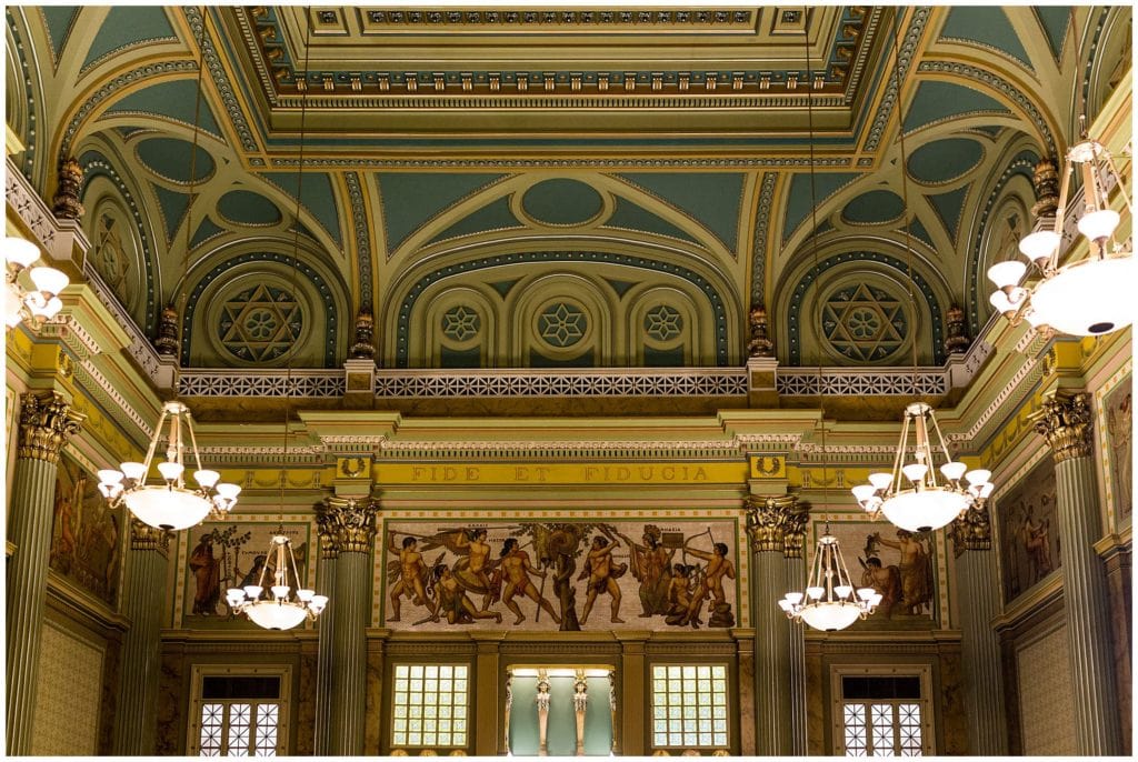 Detail of the Corinthian Room at One North Broad - Best Philadelphia Wedding Venues