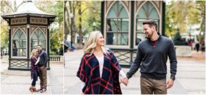 Rittenhouse Square Engagement Photos | Sam Sadvary & Josh Glasure