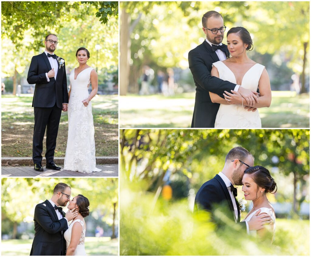 portraits of Bride & Groom on their wedding day