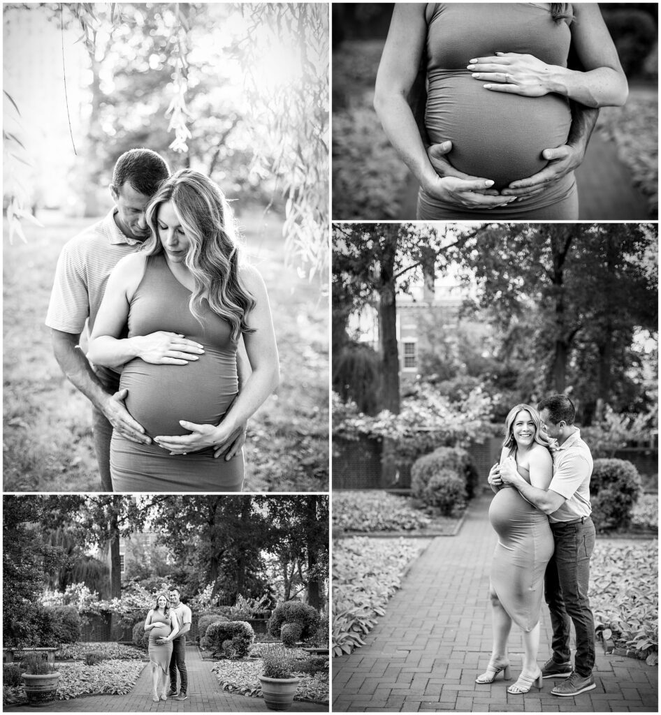Nicole & Ryan's maternity photos in Old City Philadelphia by Ashley Gerrity Photography