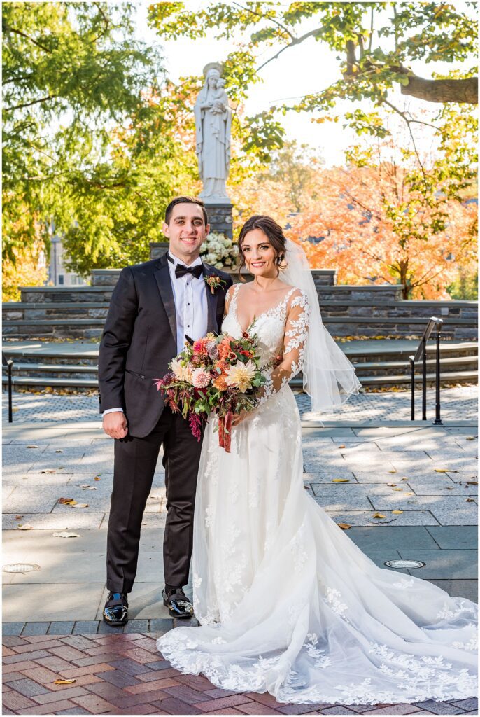 portrait of newlyweds