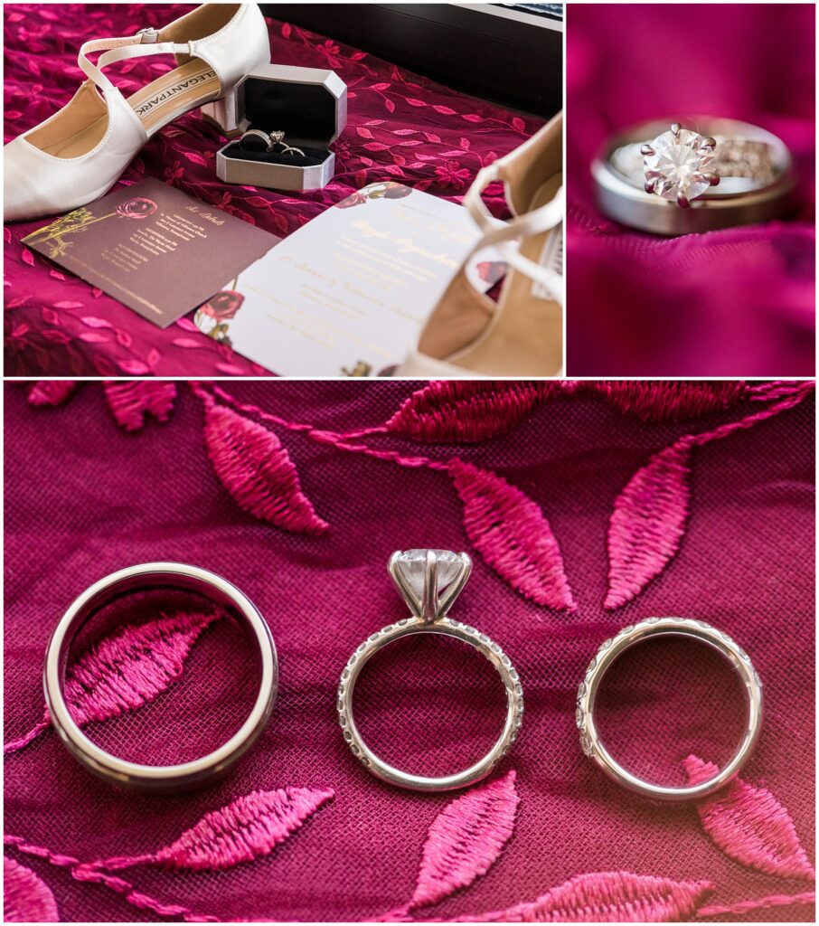 wedding jewelry and fall details