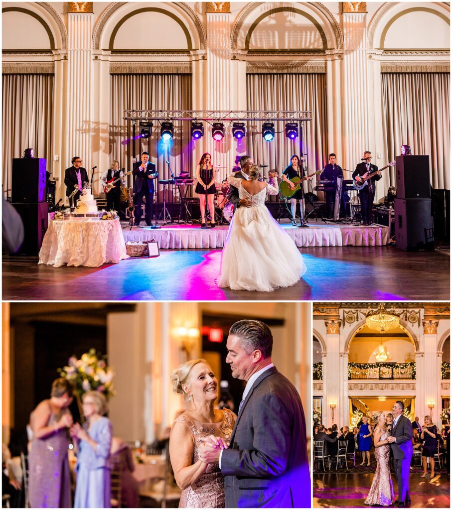 dances during a Ballroom at the Ben wedding reception