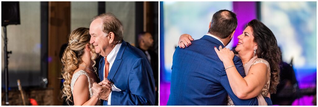 Parent dances at wedding reception