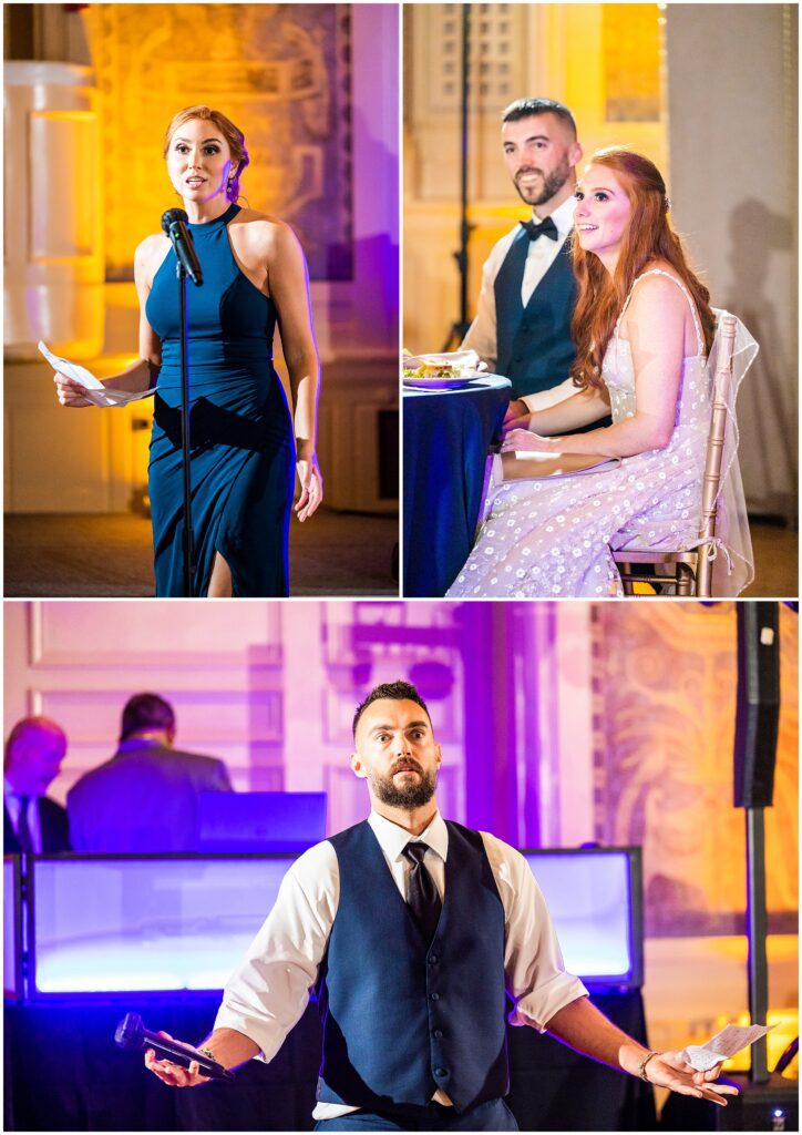 Wedding reception toasts