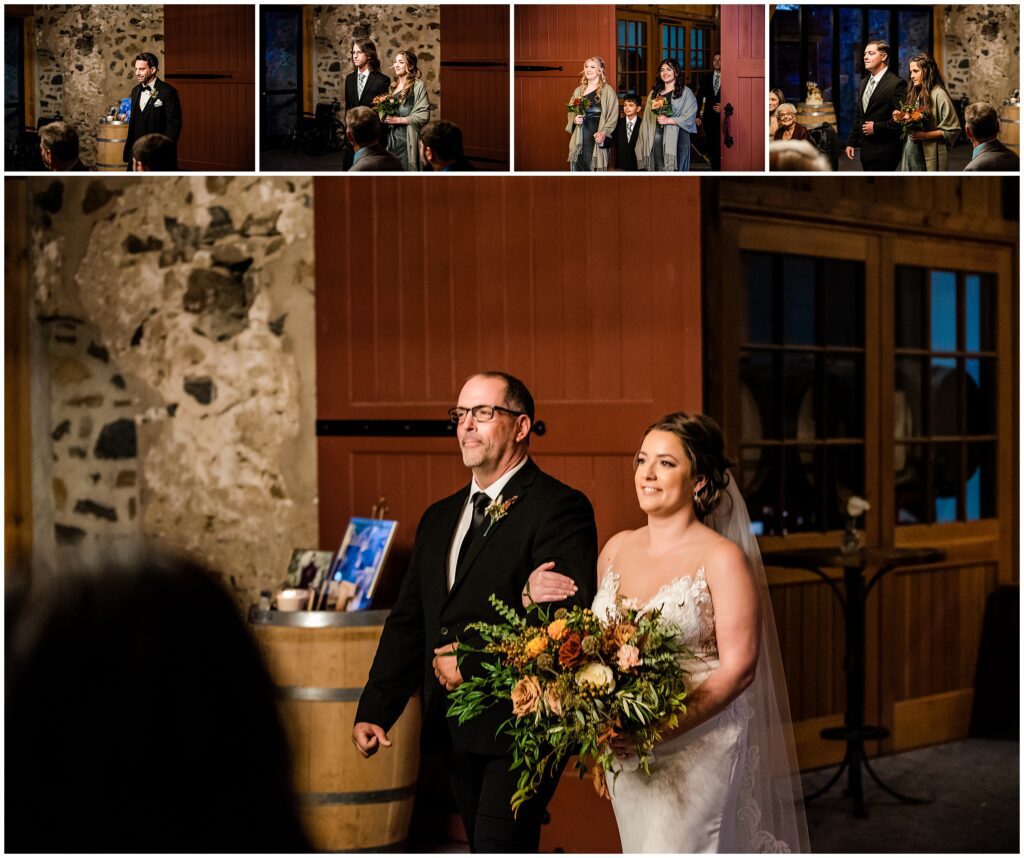 Grace winery Fall wedding