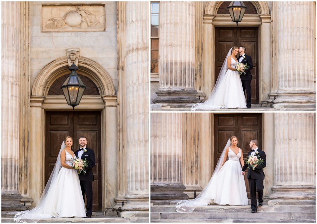 Bride and Groom at the First Bank