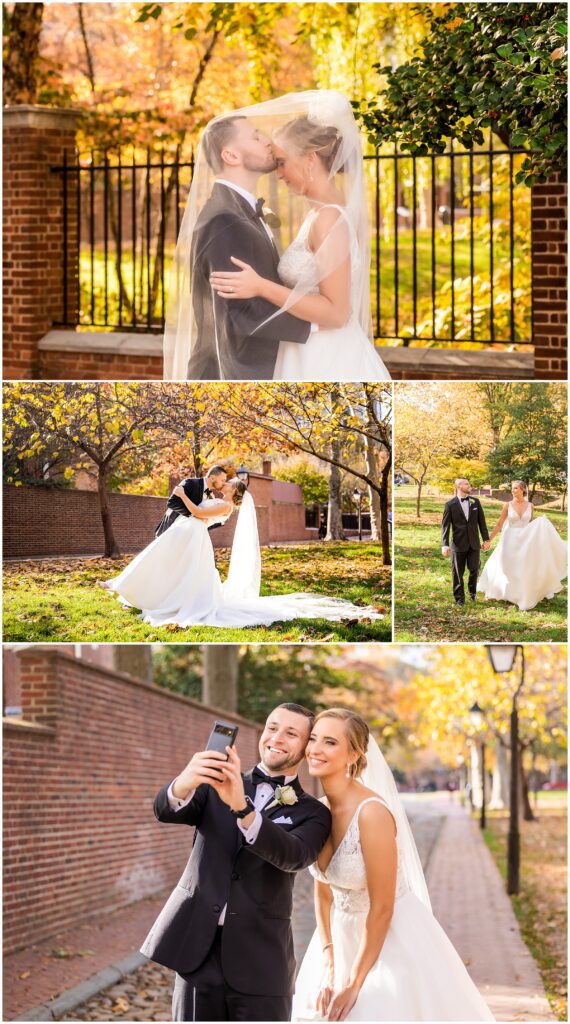 Fall wedding portraits in Philadelphia