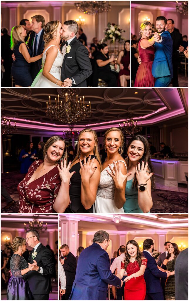 scenes from a fall Mansion on Main wedding reception