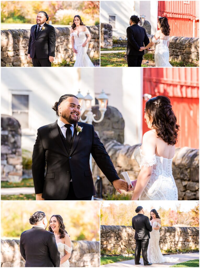 First look at a fall Prophecy Creek wedding 